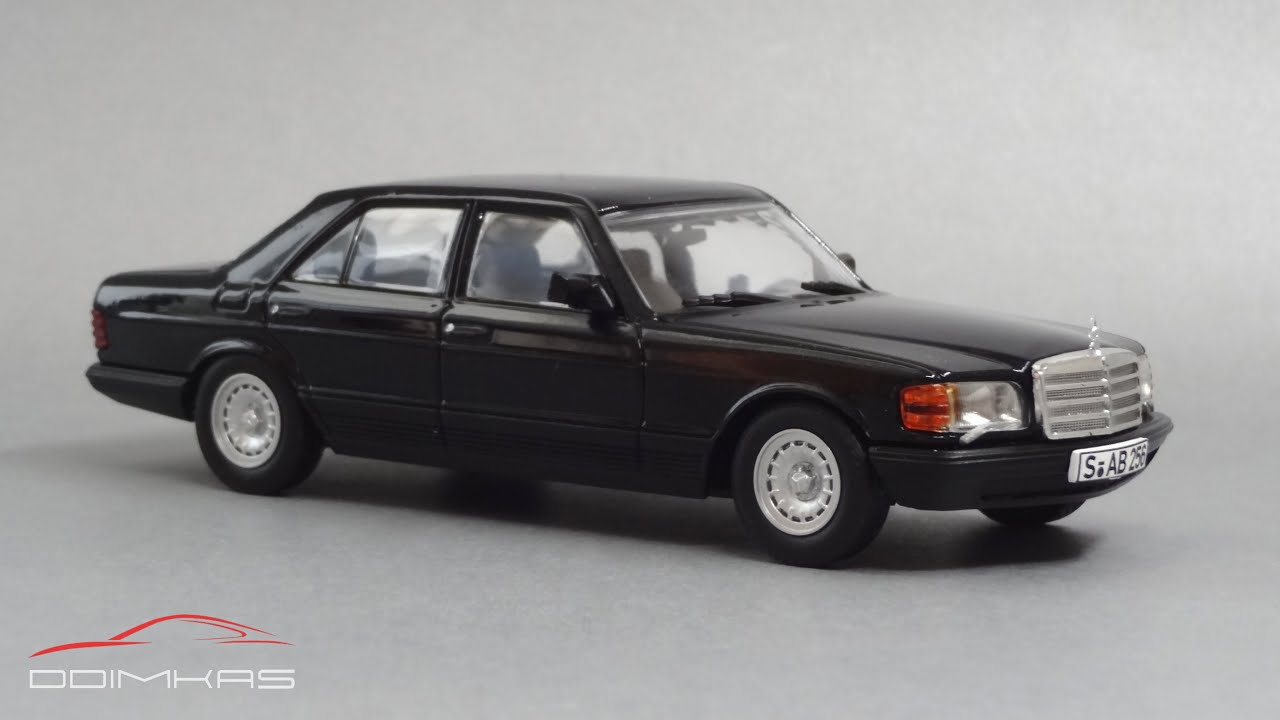 Mercedes-Benz 500SE (W126) 1979 || WhiteBox by IXO Models || Масштабные модели автомобилей 1:43
