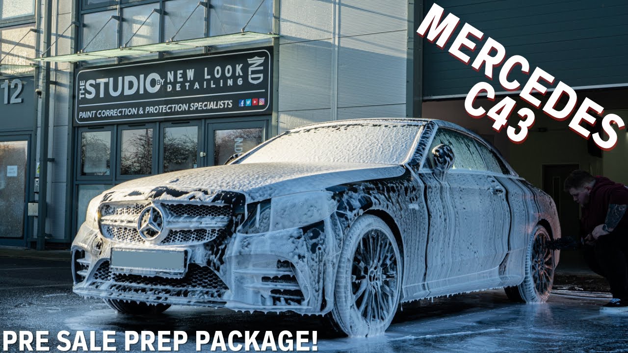 Mercedes C43 at The Studio for our Pre Sale Prep Package