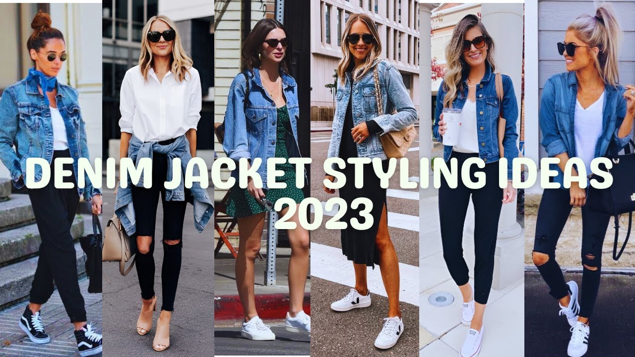 Denim Jacket Outfits Ideas 2023 #denim #outfit #outfitideas #jackets