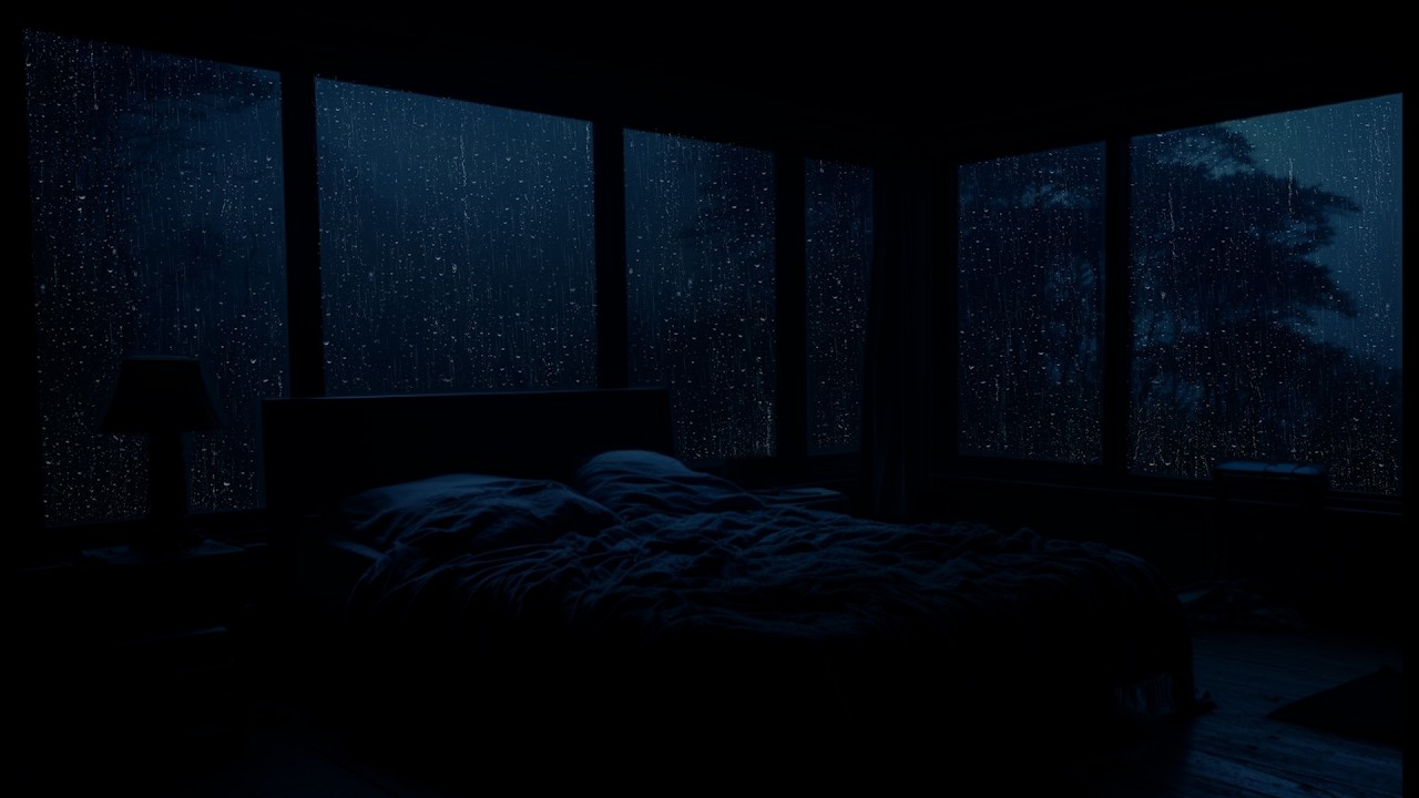 Sleep Better Tonight Easily | Gentle Rain Sounds Help Reduce Anxiety and Relax Your Mind Naturally