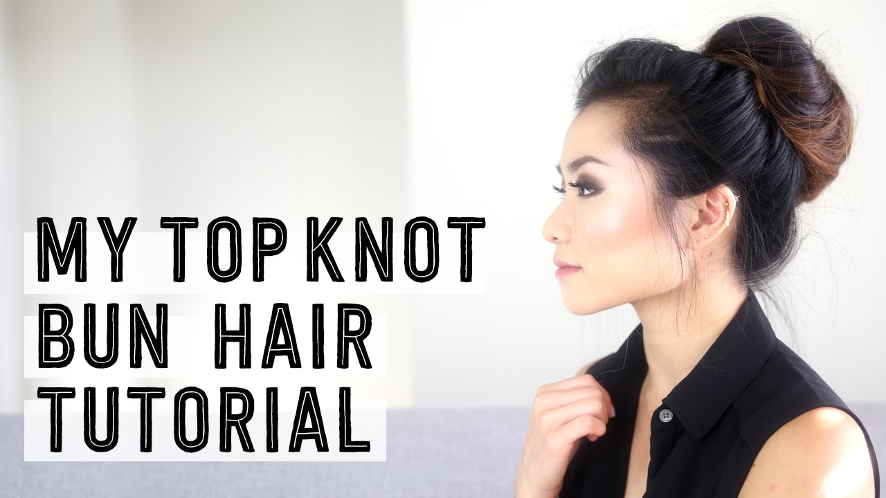 My Top Knot Messy Bun Hair Tutorial | Casual Updo Style | Miss Louie