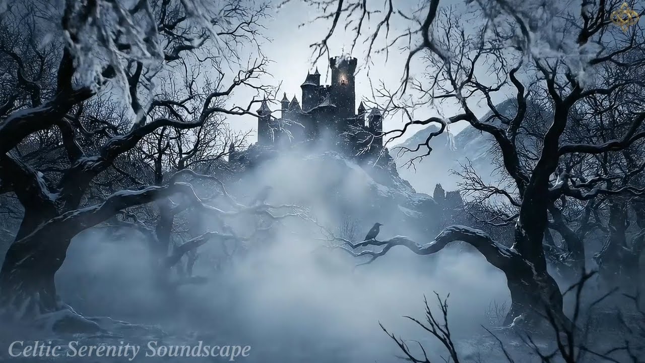 The Hidden Castle in the Frozen Forest  Medieval Celtic Winter Ambience for Deep Sleep & Relaxationt