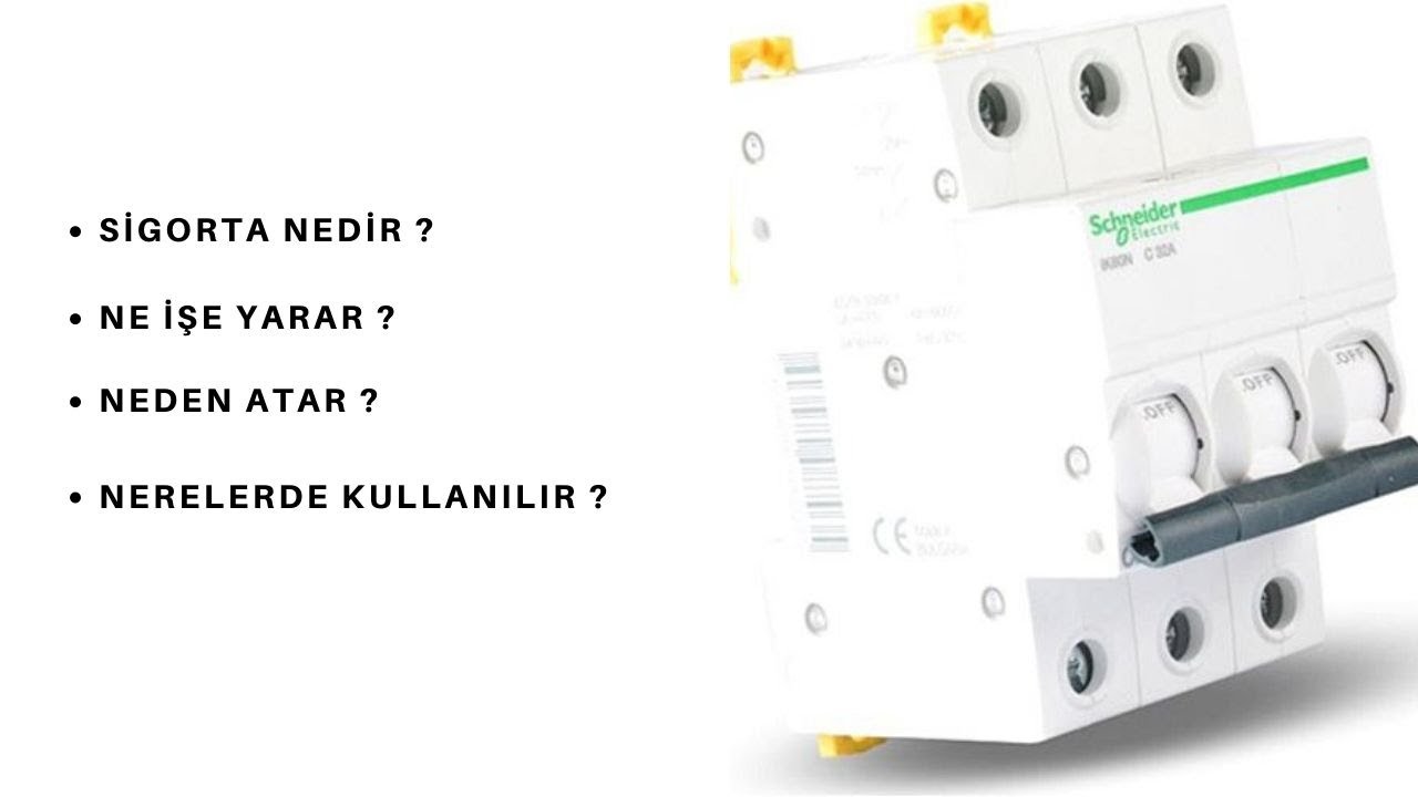 Sigorta(MCB) nedir ne işe yarar neden atar?