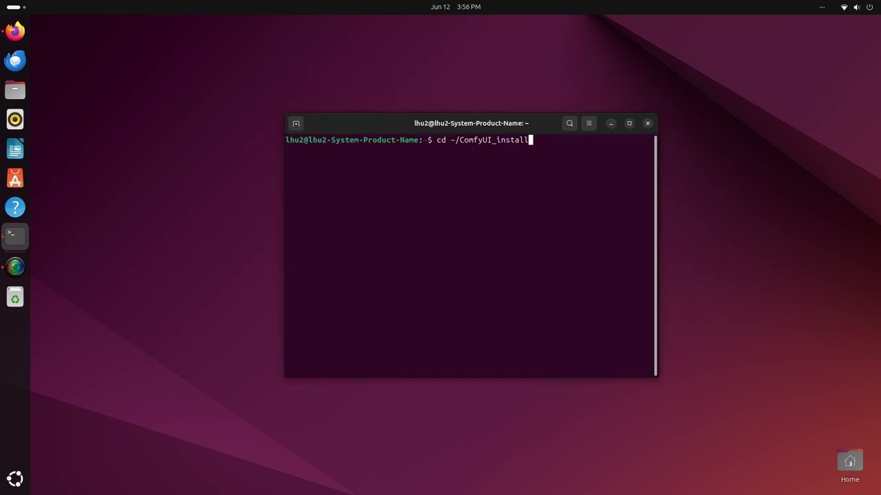 Ubuntu 24.04.02 |  Install ComfyUI using Comfy CLI