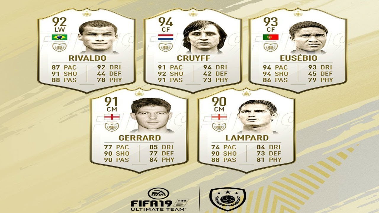 FIFA 19 ULTIMATE TEAM ALL PRIME ICONS ARE AVAILABLE IN PACKS AT LAUNCH - STATS INCLUDED