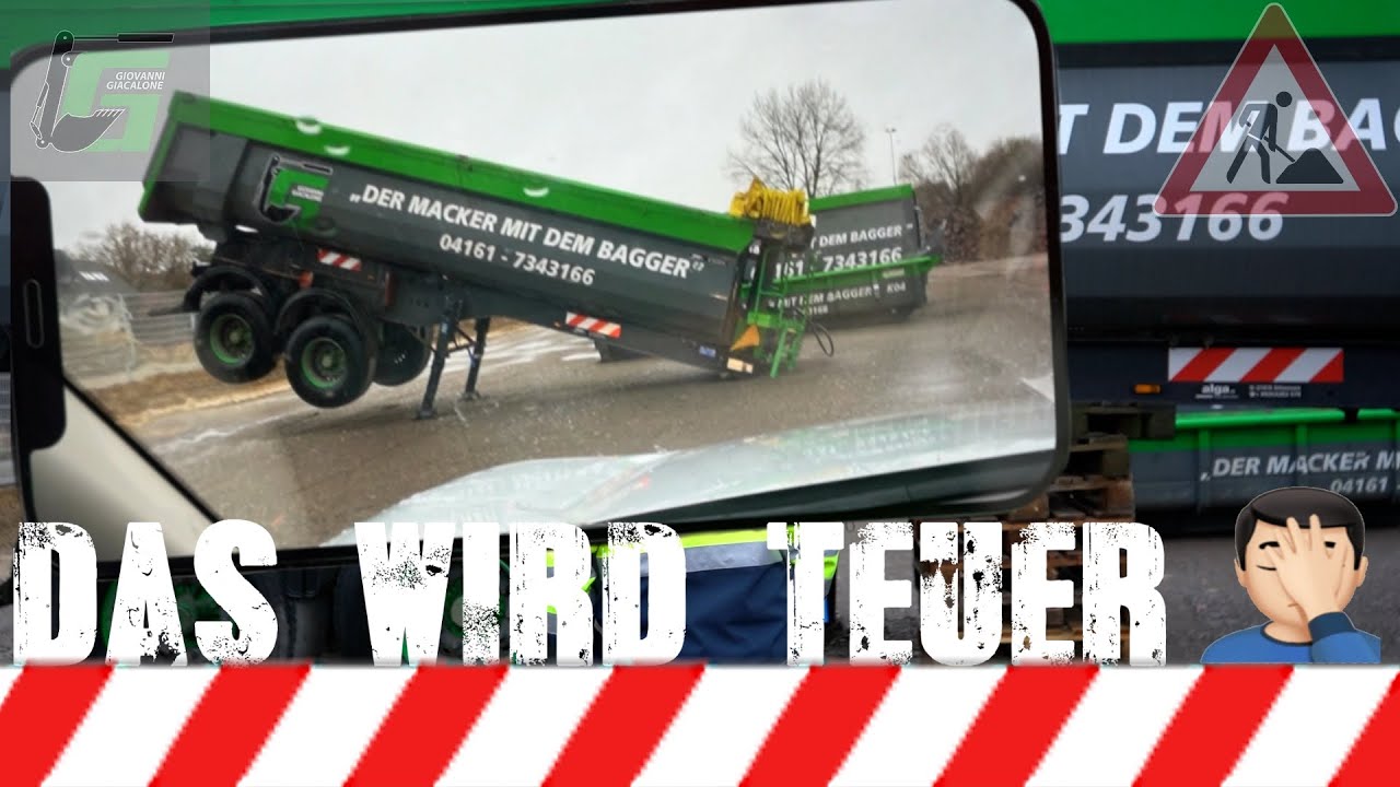 DAS darf NICHT passieren! MULDE SCHROTT? |Der Macker mit dem Bagger