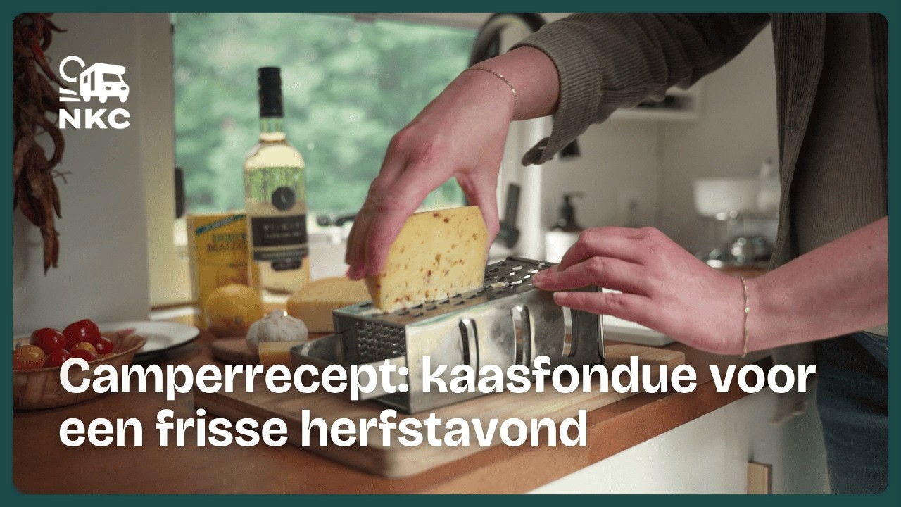 NKC - Camperrecept: kaasfondue voor een frisse herfstavond