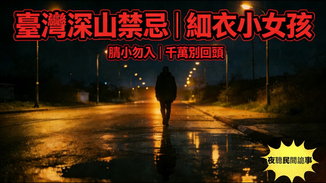 🔥紅衣小女孩：臺灣深山禁忌！千萬別回頭！🔥#臺灣都市傳說 #紅衣小女孩詛咒 #靈異事件 #禁忌故事 #深山怨靈