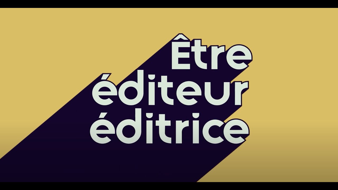 Être éditeur·trice