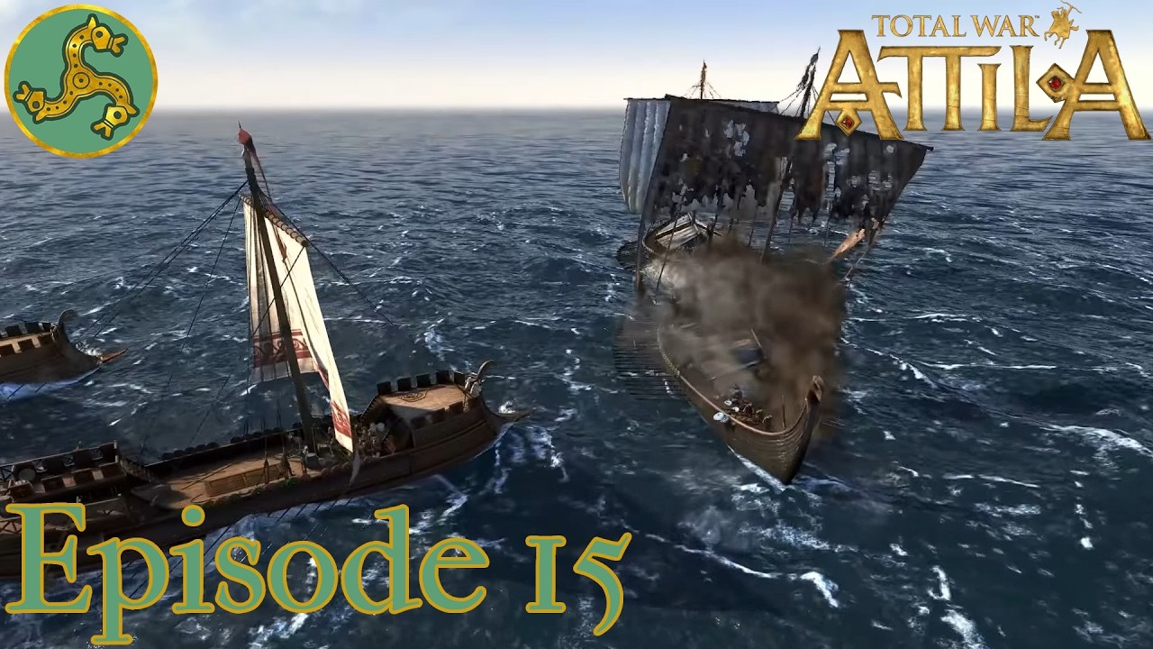 Full Speed Ahead! Ep 15 Franks Campaign Total War Attila (Very Hard)