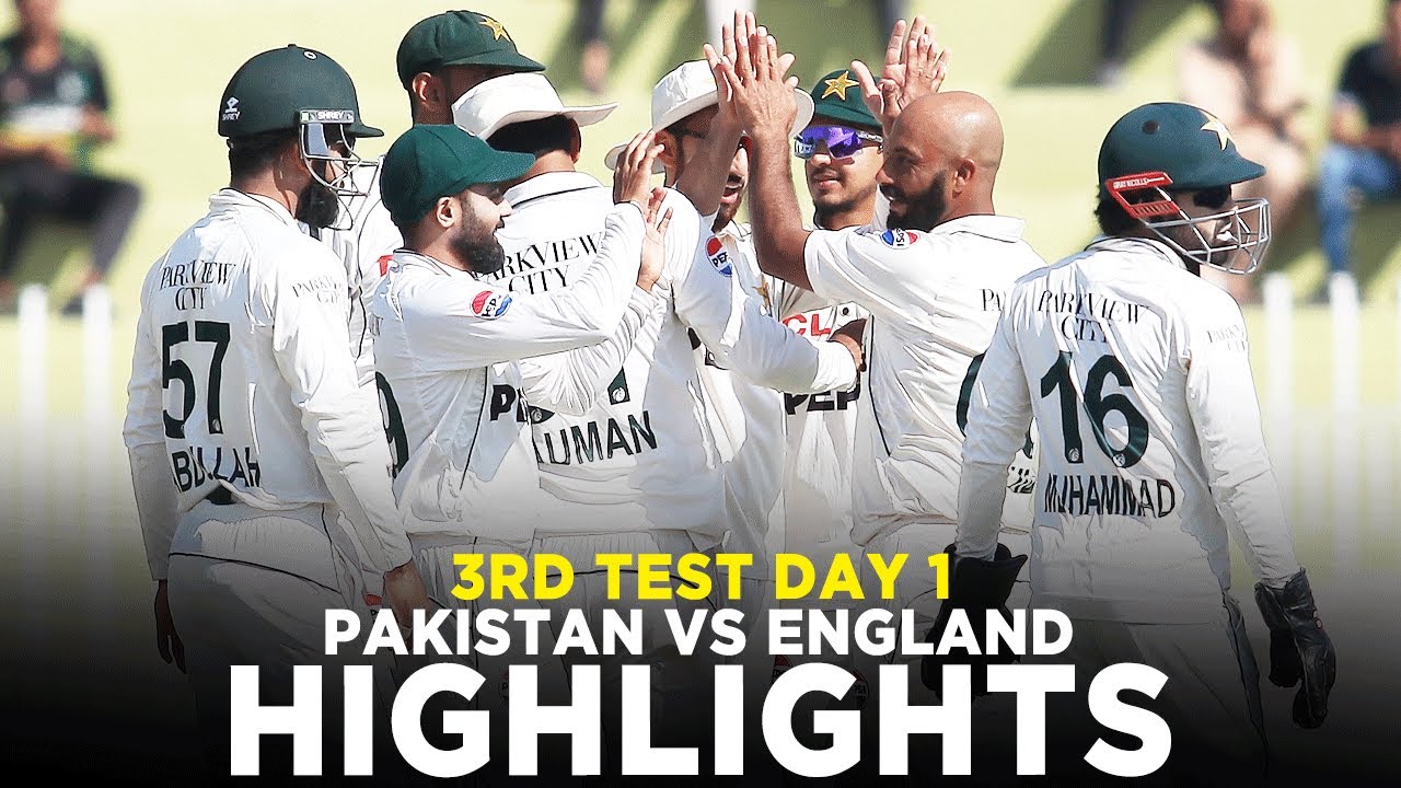 Full Highlights | Pakistan vs England | 3rd Test Day 1, 2024 | PCB | M3G1K
