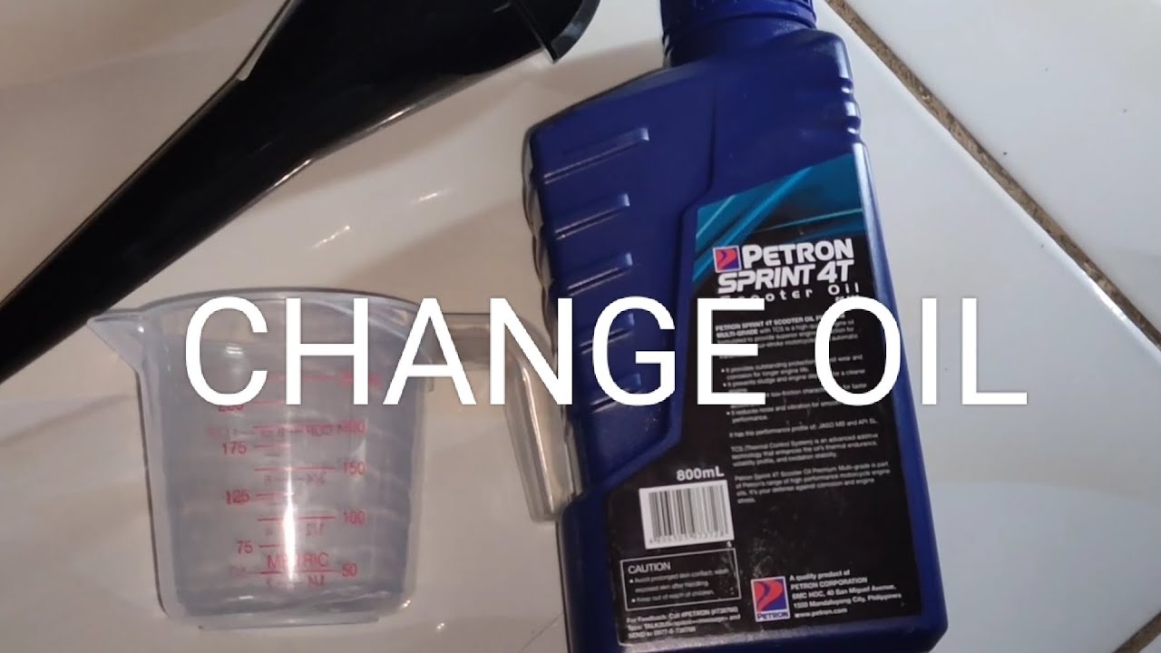 Change Oil • Suzuki Burgman Street 125 • 2-in-1 Oil Filter/Strainer