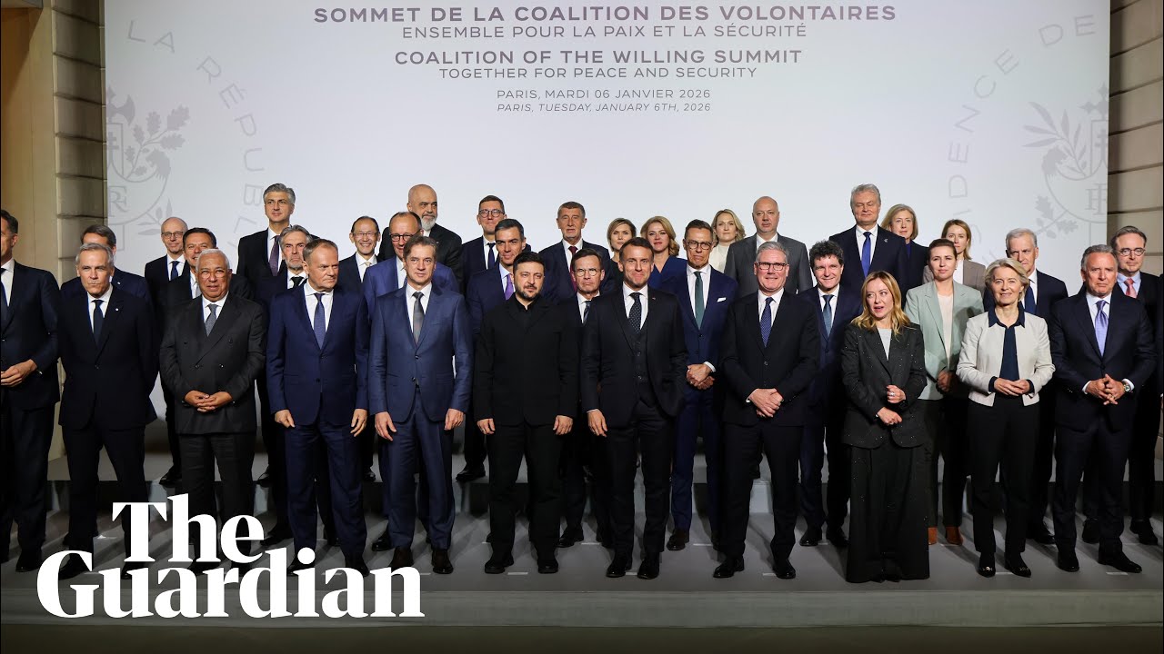 Coalition of the Willing leaders meet in Paris &ndash; watch live