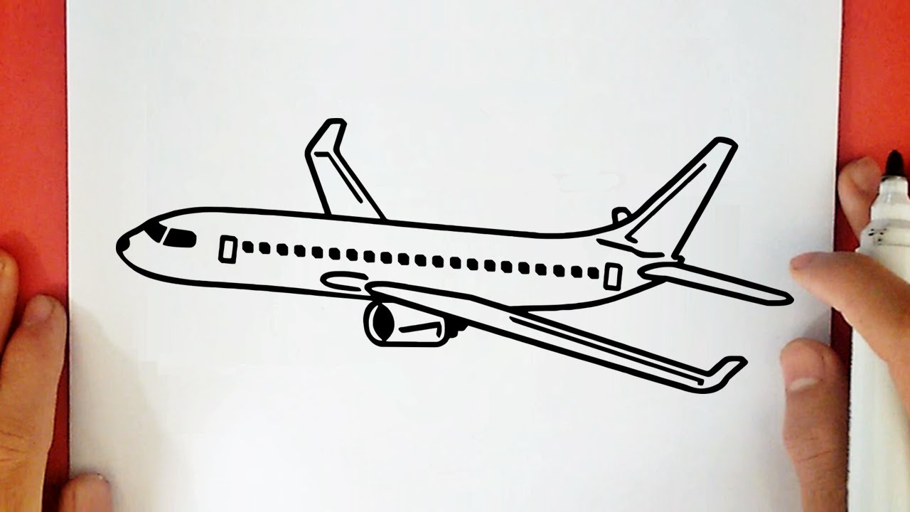 COMO DESENHAR UM AVIÃO