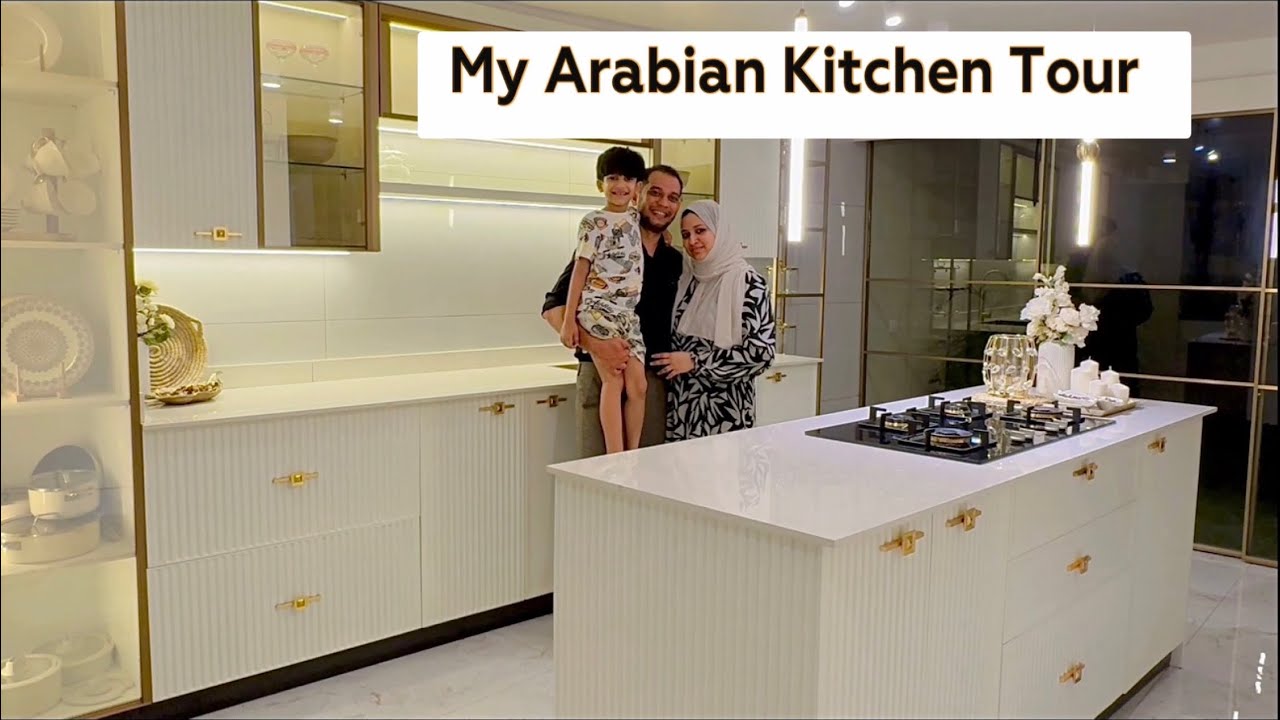 My Kitchen Tour 2025 | Golden Touch & Elegant Desig|Irfanashamsheer kitchen tour❤️