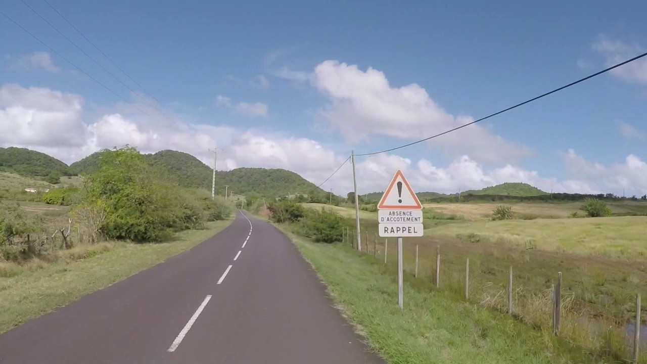 Martinique Route vers Saint Anne, Gopro / Martinique Road to Saint Anne, Gopro