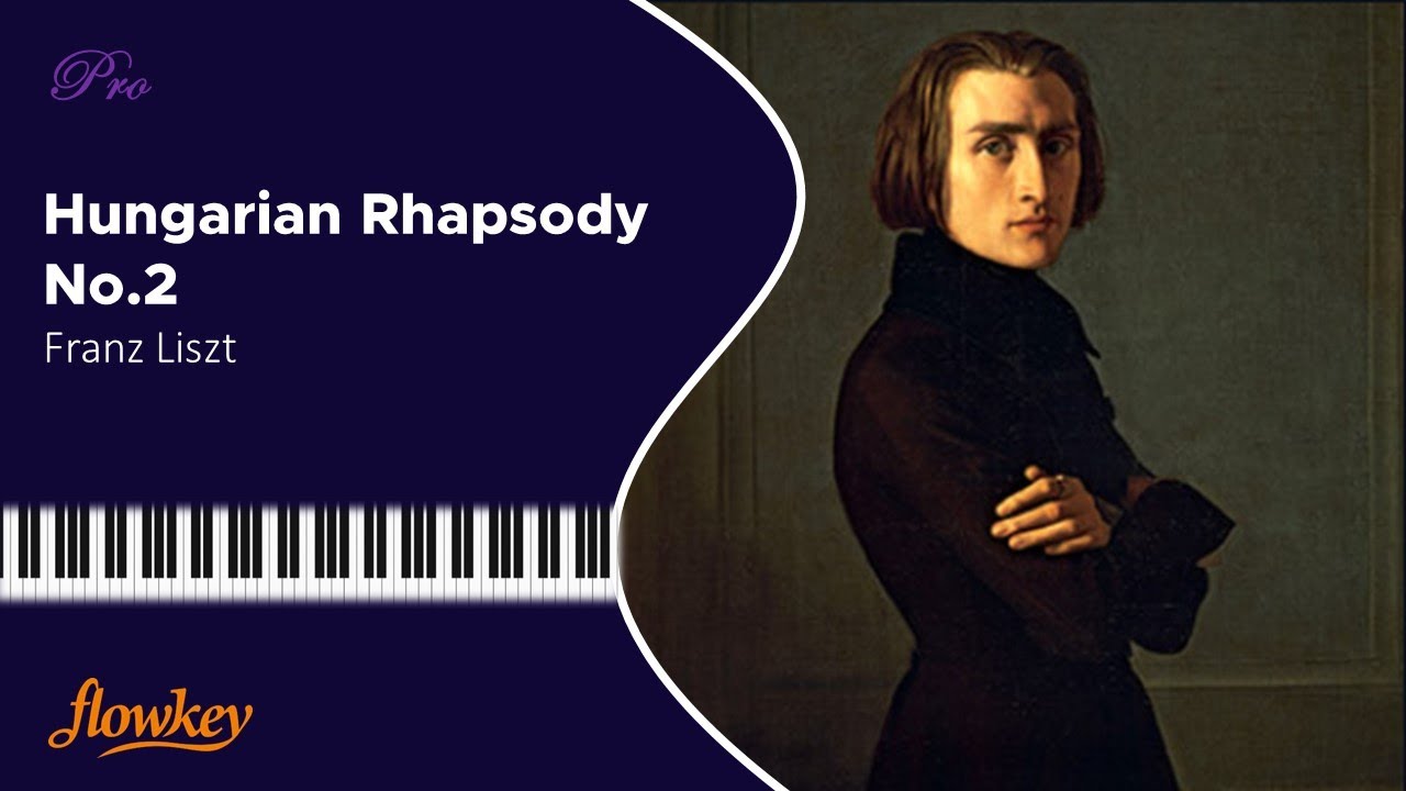 💜 "Hungarian Rhapsody No.2" Franz Liszt, Piano Tutorial | Pro.