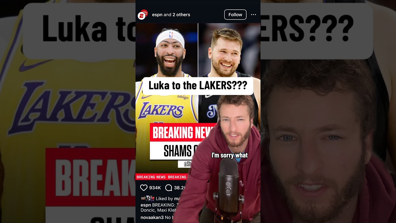 LUKA TO THE LAKERS REACTION