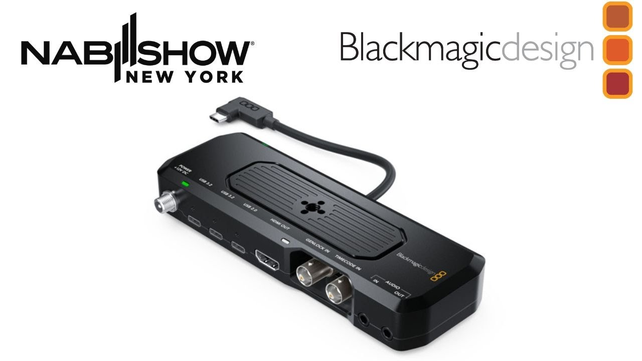 Blackmagic Camera ProDock - NAB SHOW NY 2025