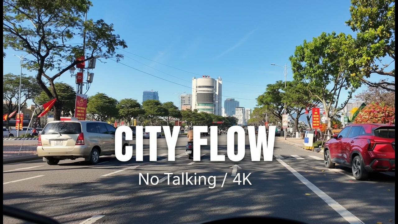 Smooth Flow: Relaxing Daytime Motorcycle POV for Study & Work