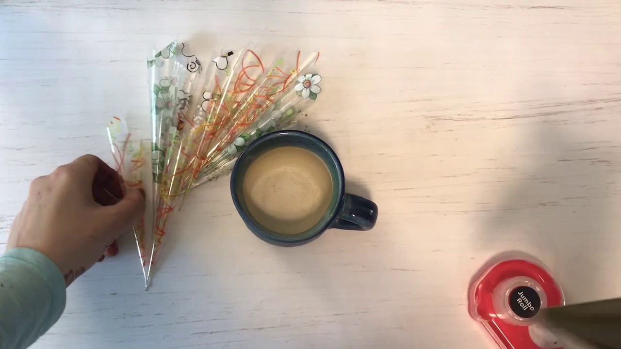 Filling and Sealing Henna Cones
