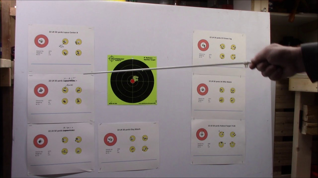 22 lr premium ammo testing