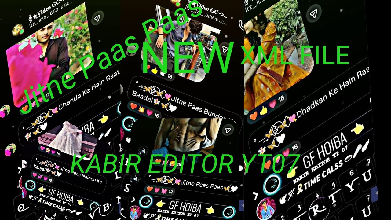 💘Mere Haath Mein Tera Haath Ho🦋⃟NEW HINDI SONG XML FILE EDIT KABIR EDITOR YT07