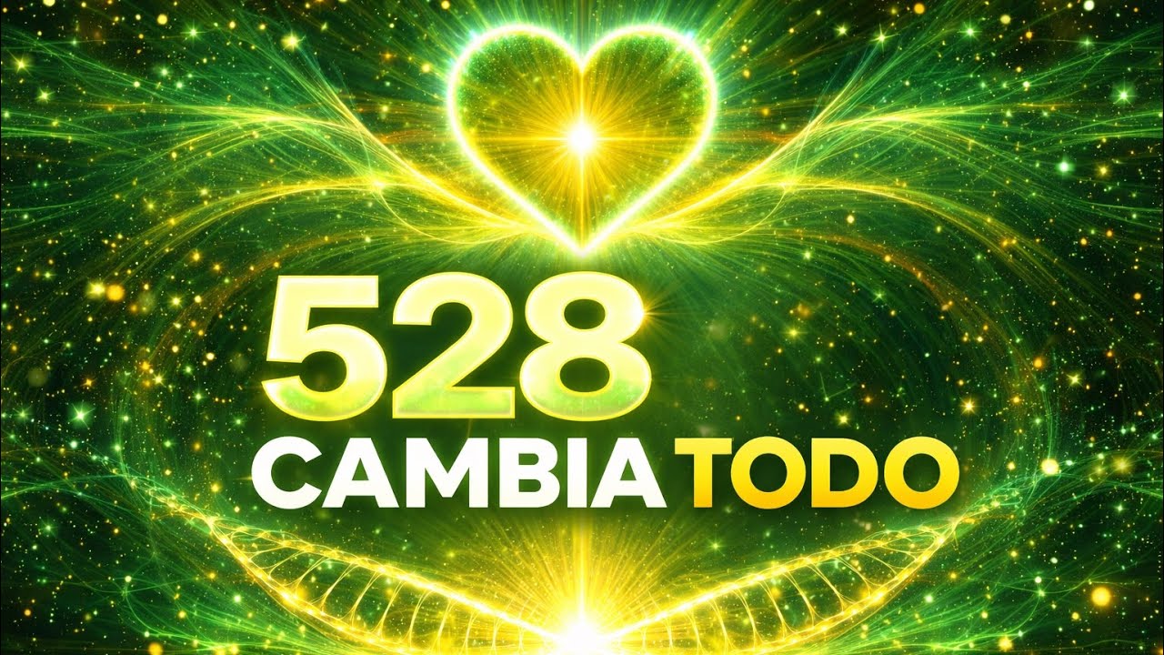 💚 528 Hz | 🤍LA FRECUENCIA DIVINA DE DIOS🙏🏻 |✨ MILAGROSA DE TRANSFORMACIÓN TOTAL❤️