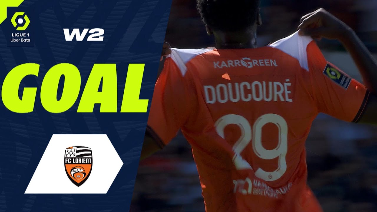 Goal Ckene DOUCOURE (77' - FCL) FC LORIENT - OGC NICE (1-1) 23/24