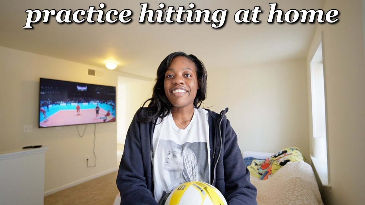 HOW TO PRACTICE HITTING AT HOME! A tutorial for volleyball players