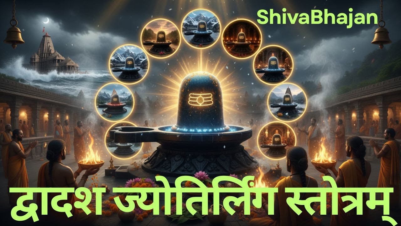 द्वादश ज्योतिर्लिंग स्तोत्रम् 12 Jyotirlinga Darshan | Powerful Shiva Mantra Series |Har Har Mahadev