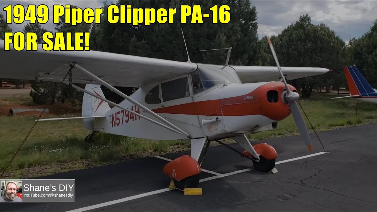 FOR SALE: 1949 Piper Clipper PA-16 Walkaround - N5794H