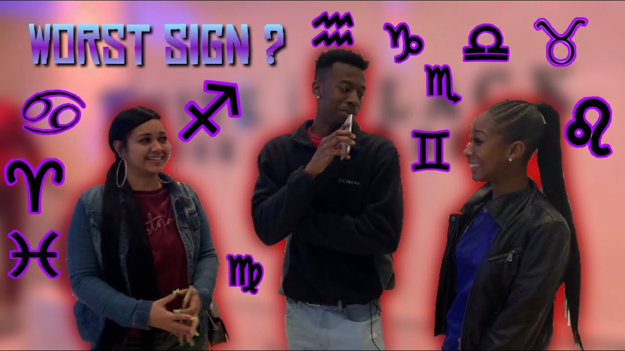 WHATS THE WORST ZODIAC SIGN TO DATE? ♏️ | PUBLIC INTERVIEW 🎥