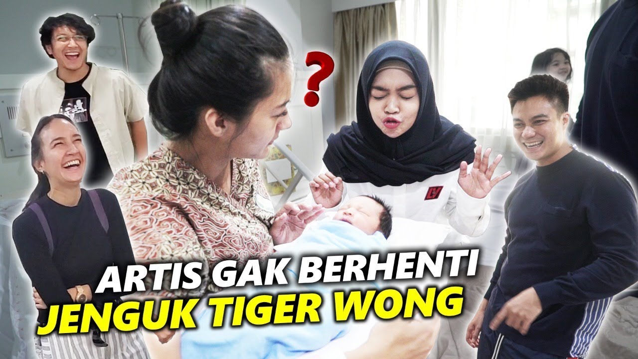 KIANO TIGER WONG DIGEMESIN SEMUA TAMU !! ARTIS GANTI2AN PADA DATENG JENGUK BABY KIANO ..