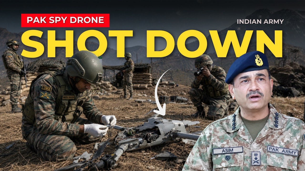 Defence Updates - PAK SPY Drone Shot Down, 5th Gen Jet Trials, IAF Helicopter New Missiles
