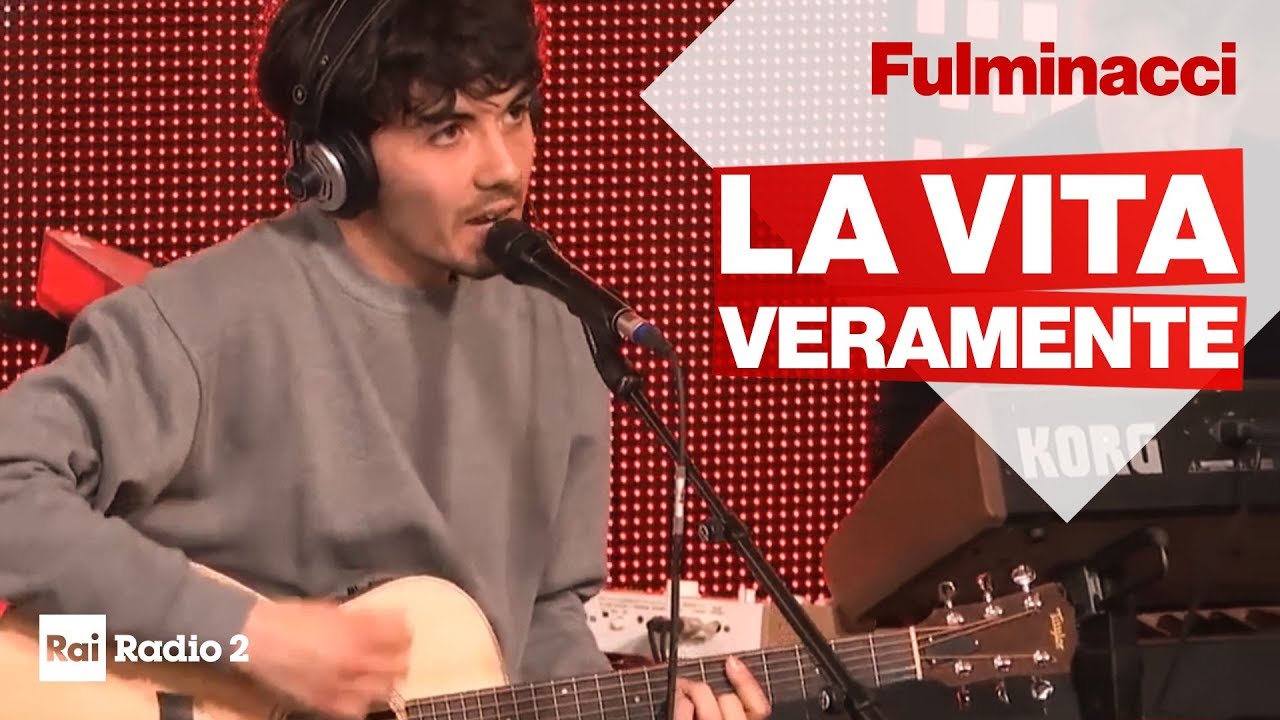 Fulminacci - La Vita Veramente live a Radio2 Social Club