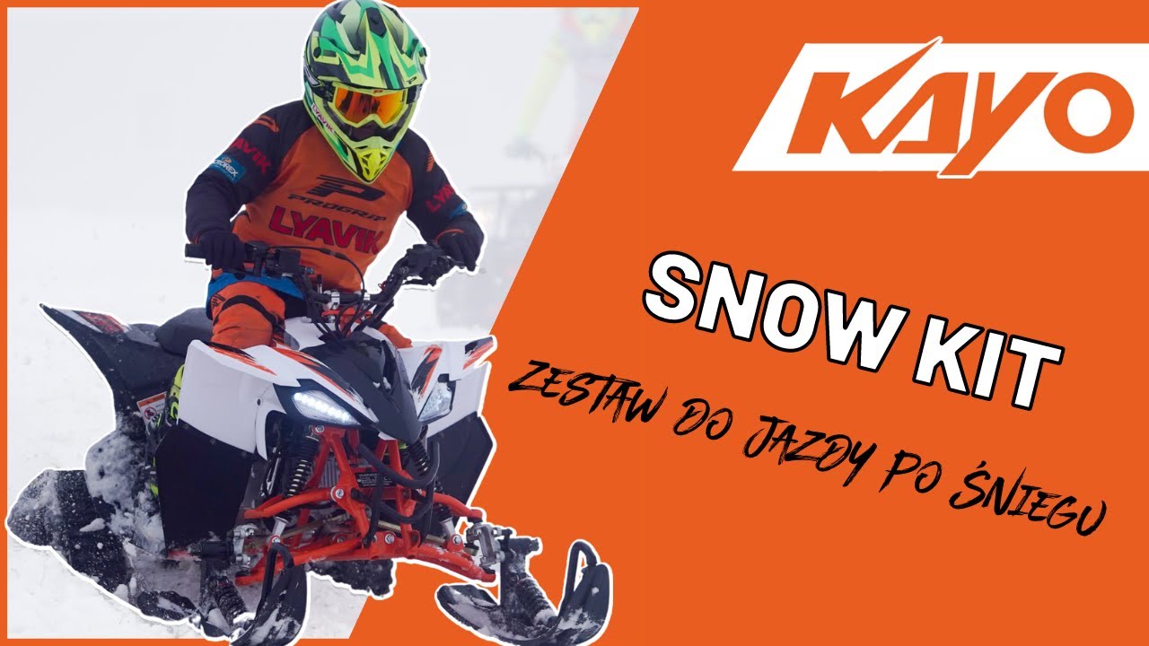 KAYO SNOW KIT ❄️ zestaw do jazdy po śniegu | kayomoto.pl
