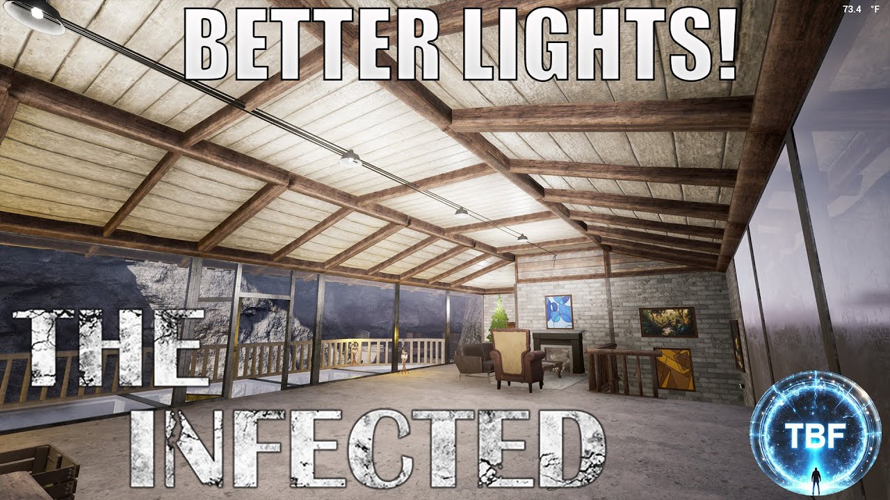 Improved Lighting installed! | The Infected - S06E126 Cave Build season!