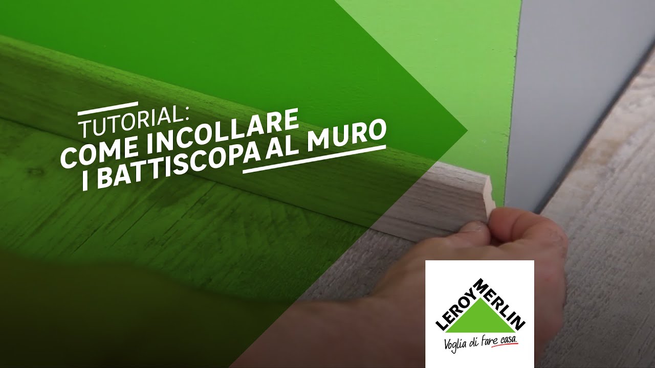 Tutorial: come incollare i battiscopa al muro| Leroy Merlin