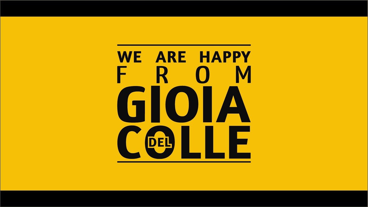 We are Happy from GIOIA DEL COLLE - Pharrell Williams #HAPPYGIOIA