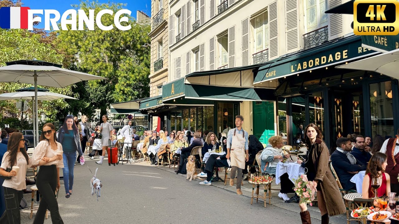 1 October 2025 PARIS 🇫🇷 FRANCE 4K HDR WALK |BUSY PARIS WALK | PARIS STREET AT NOON | CROWD STREET 