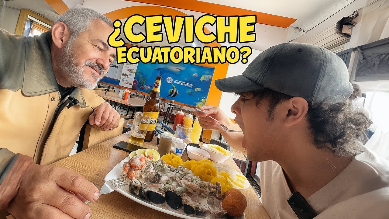 Peruano🇵🇪 prueba CEVICHE ECUATORIANO🇪🇨 🤯 / T3 E8