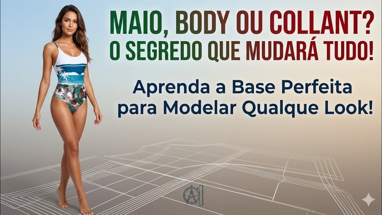 ✅️DIY Como fazer Biquini Modelagem Base de Maiô,Body _Costura fácil para iniciantes Gisleide Novelo