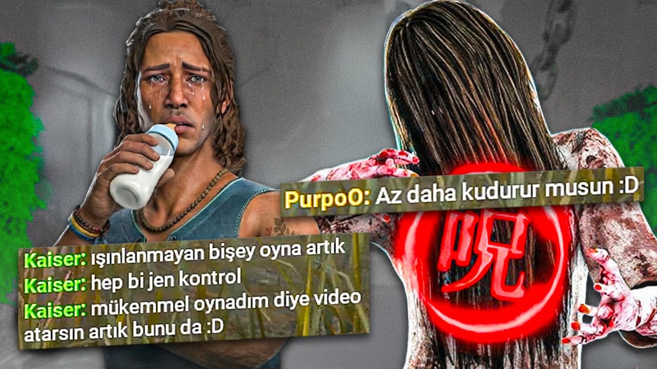 TOKSİK VELET KURBANI ÖYLE BİR ÇILDIRTTIM Kİ (KANCAYA ASMADAN ÖLDÜRMEK) - Dead by Daylight TÜRKÇE