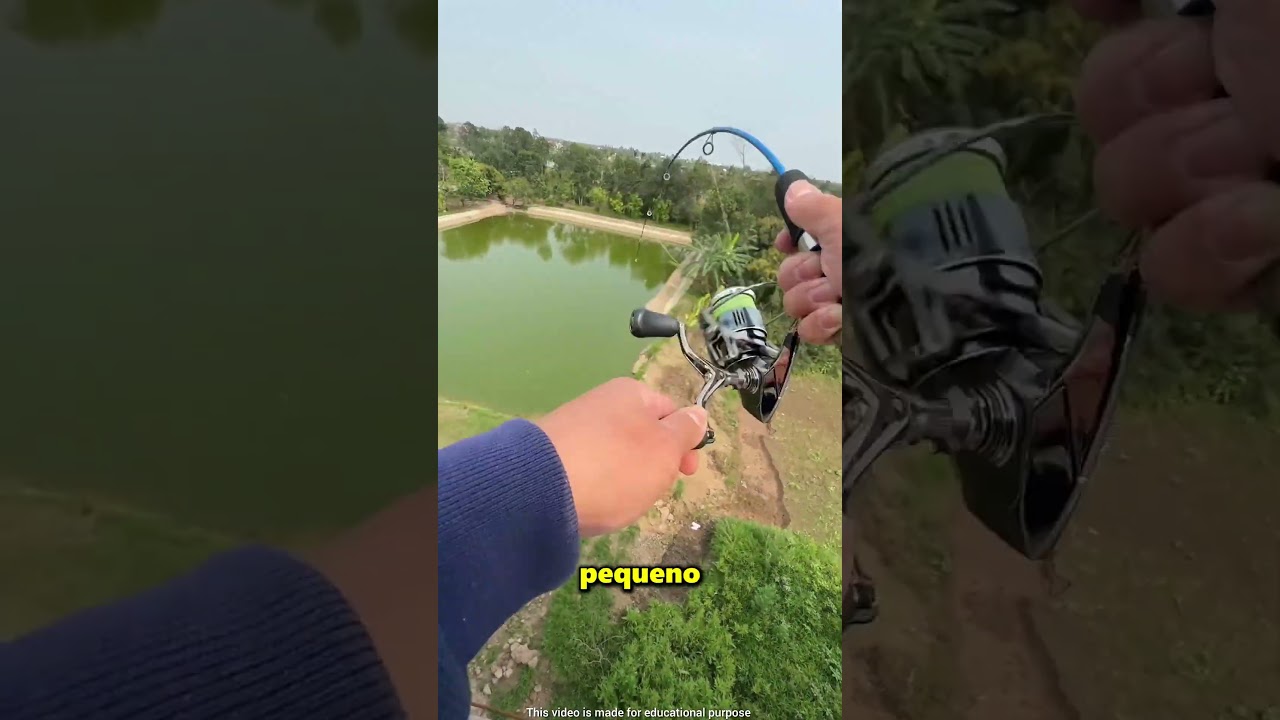 A vara de pescar mais perigosa do mundo 🎣