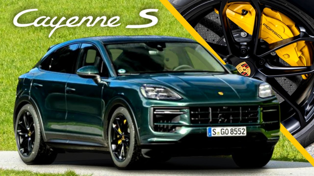 2024 Porsche Cayenne S Coupe in Porsche Racing Green