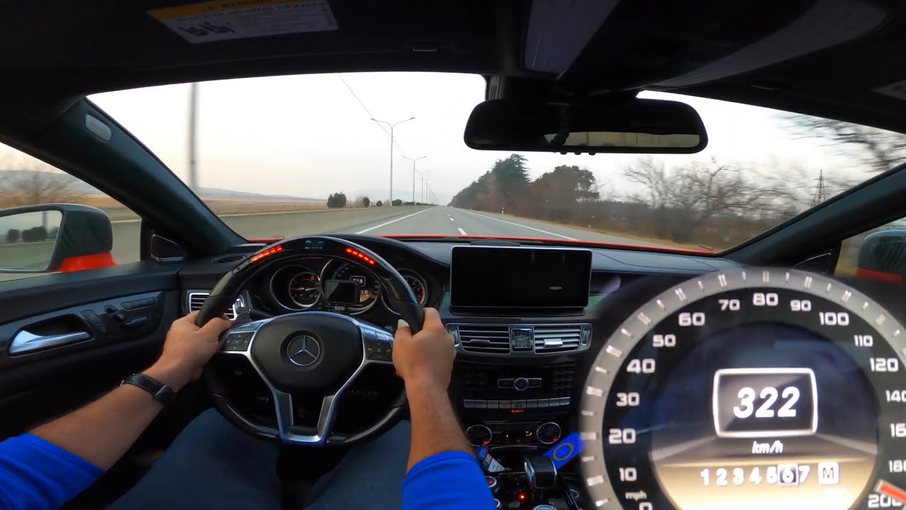 CLS63 AMG with DTK1000 KIT. 1000HP 1300LBFT, 322KMH Run, Pov, Night drive and exhaust