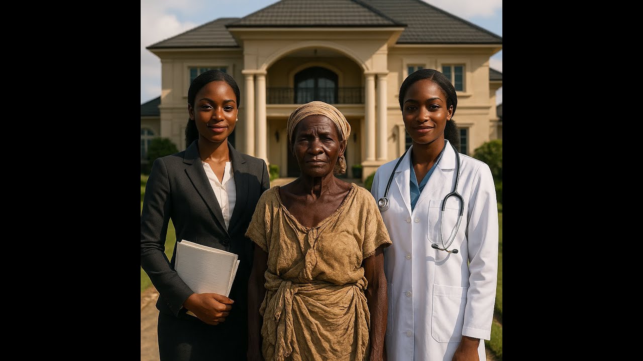 Poor Woman Sold Her House To Send Her Twin Daughters  To School, 25Yrs Later They Came to #folktales
