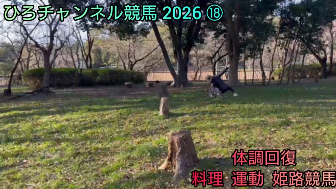 ひろチャンネル競馬 2026 ⑱ 「体調回復」料理・運動・姫路競馬