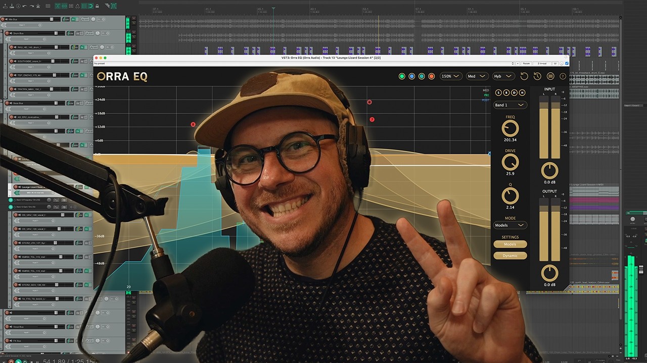 Orra EQ: A/B Comparisons in a Real Mix